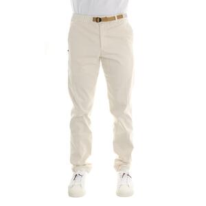 PANTALONE CHINO CON CINTURA PANNA